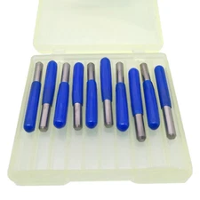 US Stock 10pcs Carbide PCB Engraving Bits CNC Router Tool 10 degrees 0.1mm