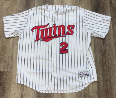 Majestic MLB Mens Sz XXL XX-Large 2X Short Sleeve Button Jersey