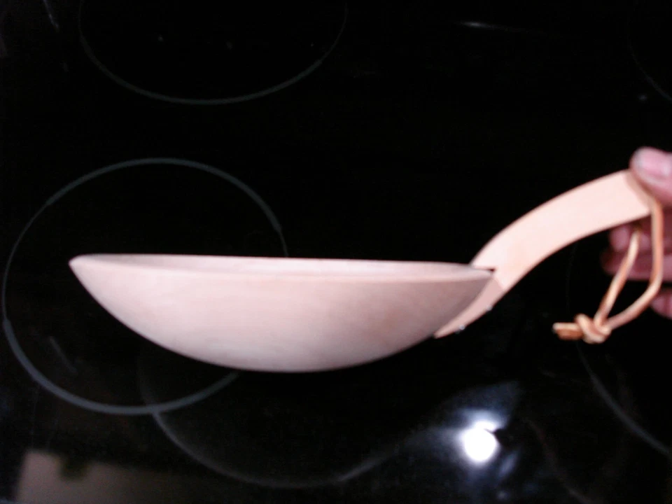 3 New-Weston Bowl Mill Vermont Wooden Bowls Unseasoned 1-7", 1-7" Ladle, 1-9" - Image 4 of 4