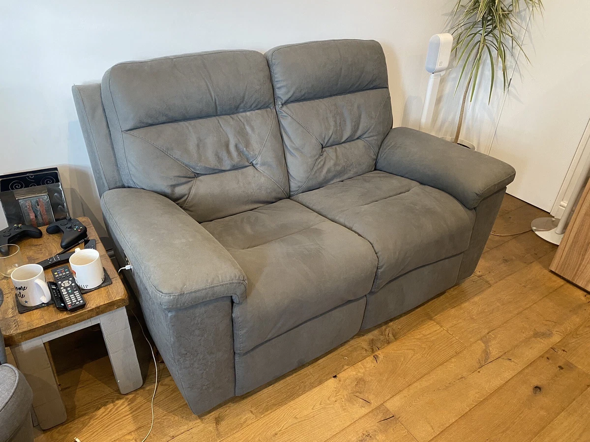 Justin Grey Fabric Power Reclining