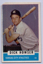 1962 Bazooka #10 DICK HOWSER, Kansas City Athletics, FREE Shipping!