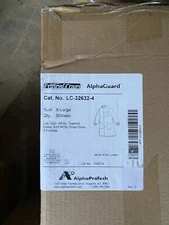 Alpha Pro Tech LC-32632-4 Critical Cover AlphaGuard Lab Coat with 3 Pockets 30ct