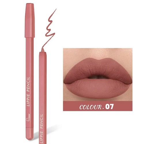 New Velvet Matte Lip Liner Pen Plump Natural Outline Lipliner Lip Contour Pencil - Imagen 13 de 18