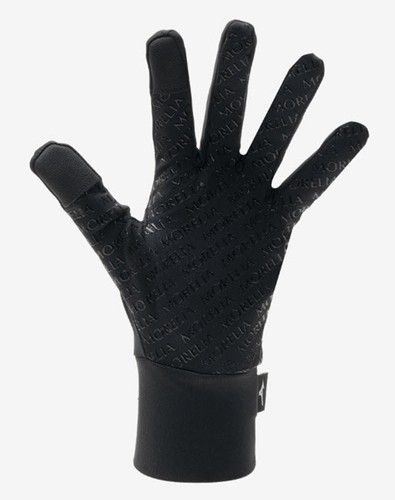 Mizuno Men Morelia Knit Gloves Running Black Soccer Casual GYM Glove P2MYB51009 - Picture 3 of 4