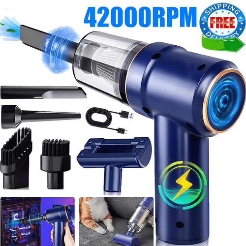 120W Handheld Cordless Vacuum Cleaner Small Mini Portable Car Auto Home Wireless - Picture 2 of 12