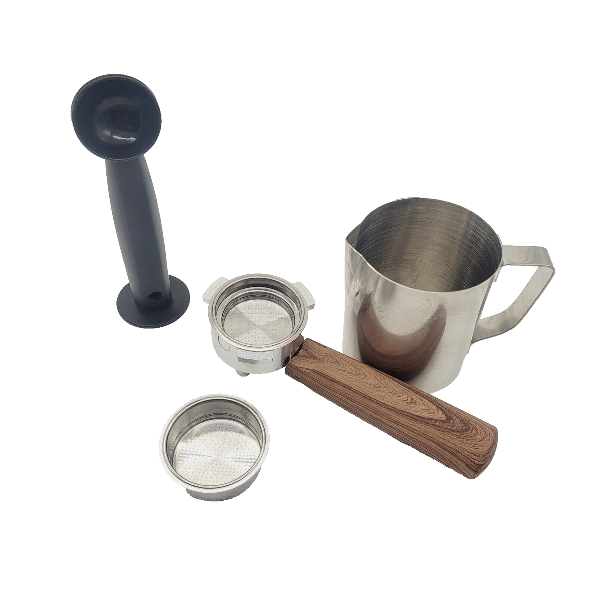 51mm Bottomless Portafilter Compatible with Breville DeLonghi Accessories  Set