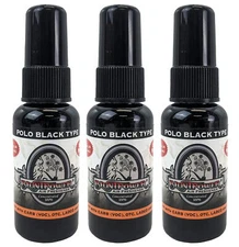 Blunt Power High Concentrated Air Freshener, Polo Black Type, 1.5oz, 3 Packs