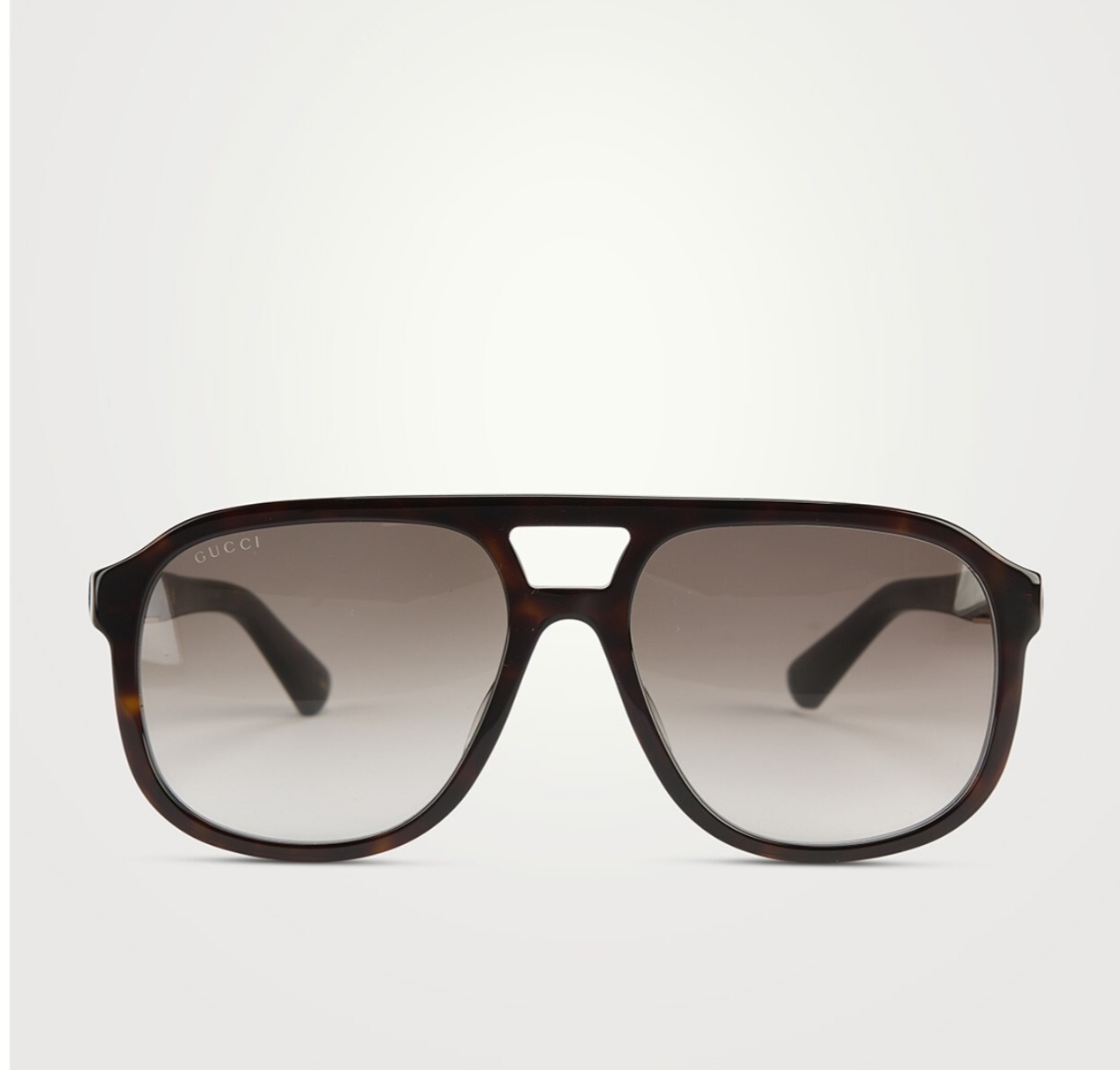 GUCCI Unisex Aviator Sunglasses with Gold Logo - Stylish & Chic image 2