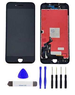 LCD Display Retina Bildschirm Touchscreen Touch Digitizer 3D f. iPhone 7 schwarz