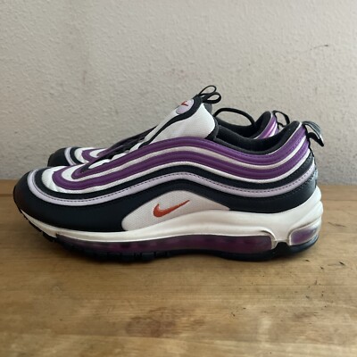Nike Air Max 97 Athletic Shoes Purple White Black 921522-024