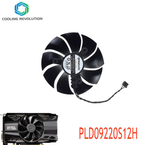 87MM PLD09220S12H Video card fan for EVGA RTX2060 GTX1650 1660 1660ti ITX - Picture 2 of 2