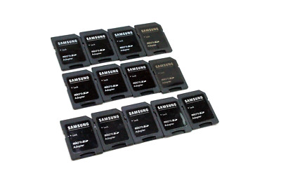 Lot of 13 Samsung microSD micro SD to SD SDHC Adapter