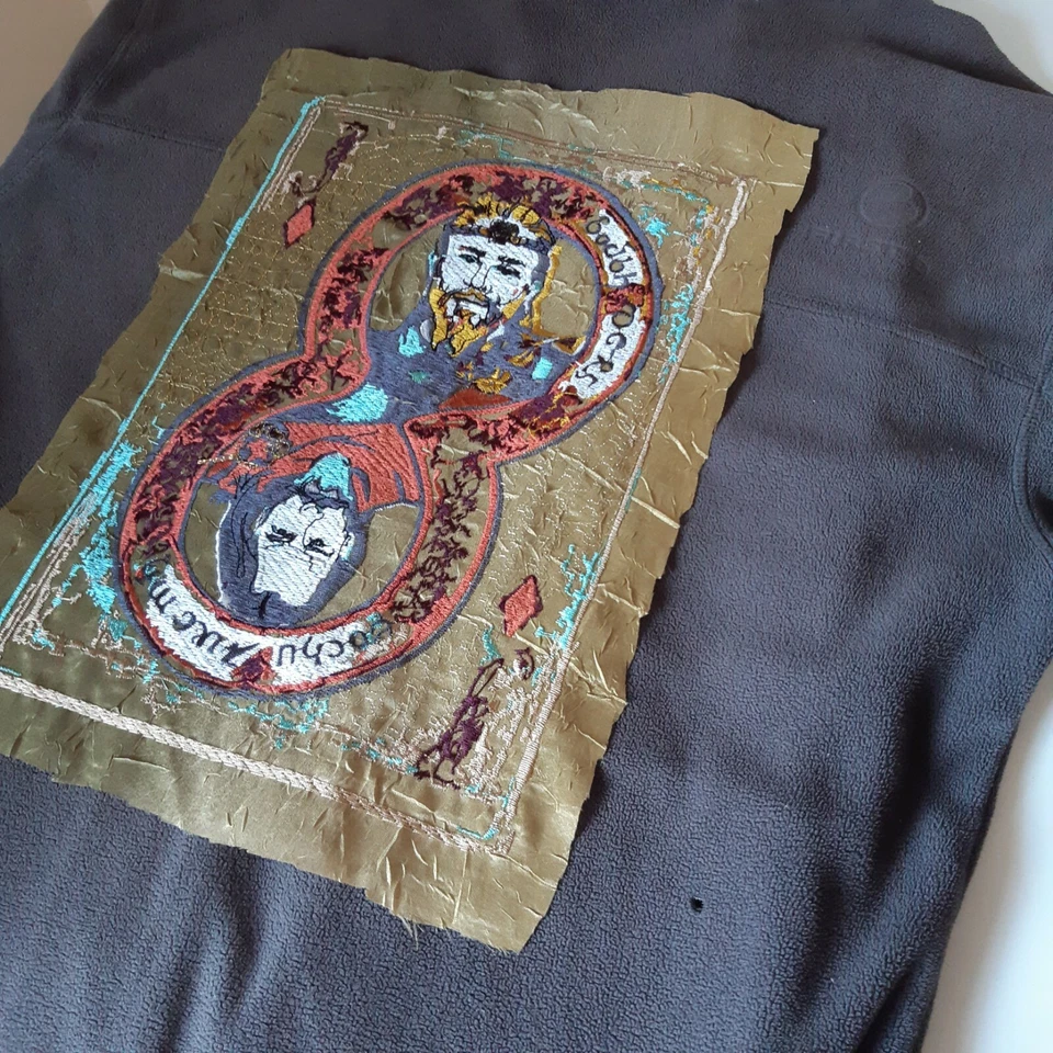 Celtic Mythology Large Handmade Embroidered Patch - Image 2 of 4