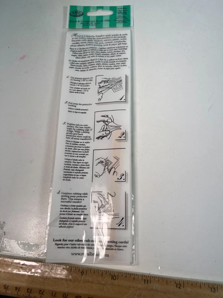 2008 Royal Langnickel Rub on Transfer Holiday snow scenes. - Image 2 of 2