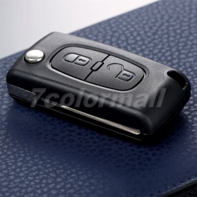 Buy 2 Button Flip Remote Key Case Shell For PEUGEOT 207 107 407 308 307 - View #4