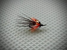 Salmon Flies - 3x Black Shrimps