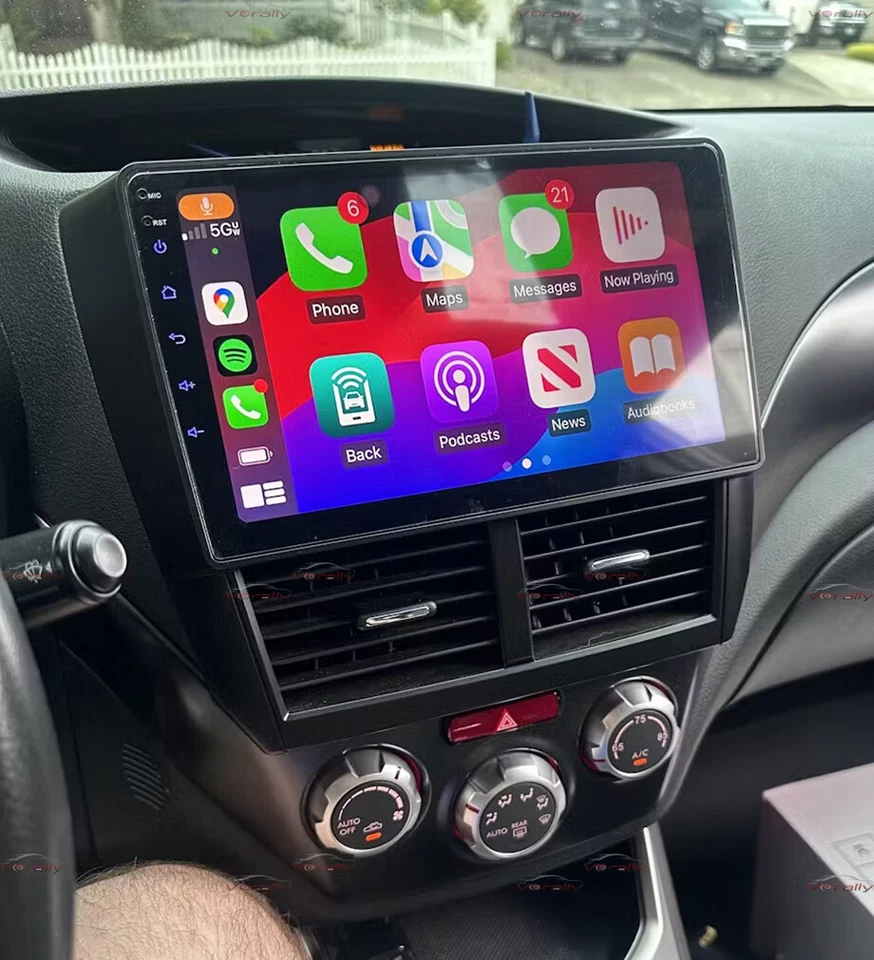 For Subaru WRX 2008 2009 2010-2014 9" Apple CarPlay Car Radio Android 13 4+64GB Foto 2 de 4