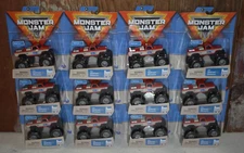 HUGE LOT OF 12 MONSTER JAM SAM WALTON'S MONSTER TRUCKS WALMART MUSEUM 1:64TH