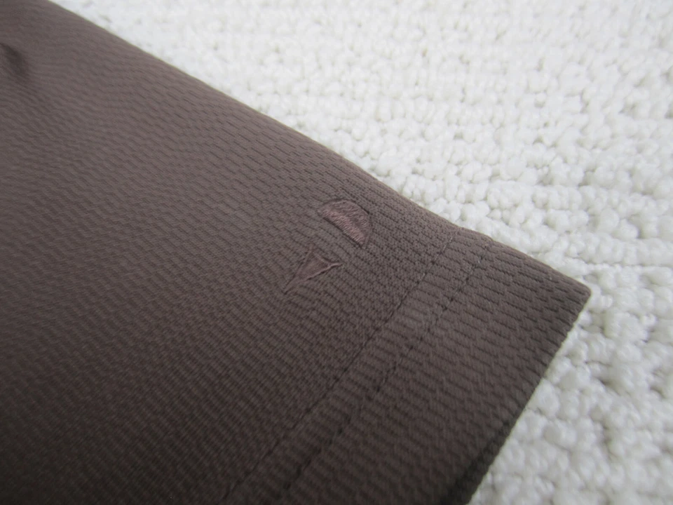 Camisa Grand Slam Para Hombre Mediana Marrón Negra Polo Poliéster Manga Corta Informal Foto 2 de 4