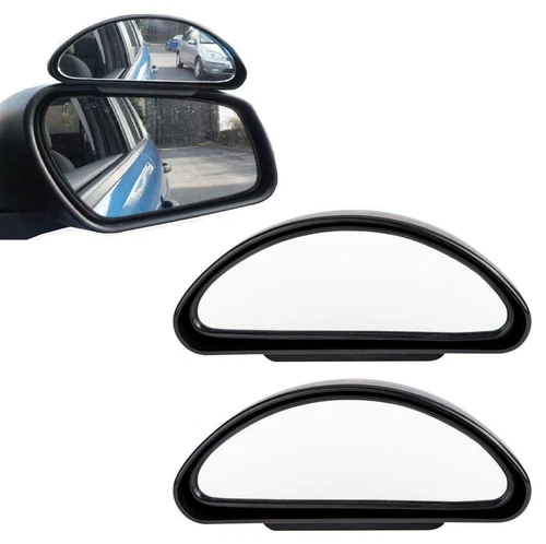 2pc Blind Spot Mirror Towing Reversing Driving Adjustable Wide Angle Car Van