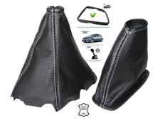 Schaltsack Handbremsmanchette Fur Toyota Auris 2 2012-18 Naht Weiss + Rahmen