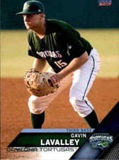 2017 Daytona Tortugas Choice #9 Gavin LaValley Choctaw Oklahoma OK Baseball Card