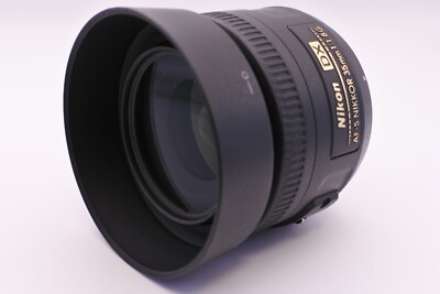 N Mint] Nikon AF-S DX 35mm f/1.8 G Wide Angle Lens w/Case Hood