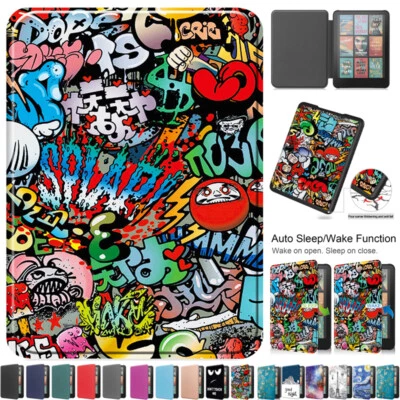 MARKENLOS Per Amazon Kindle Paperwhite 12a generazione 2024 7" custodia pelle flip smart cover