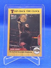 2020 Topps Now WWE Turn Back The Clock #4 Mark Henry - World Heavyweight Champ
