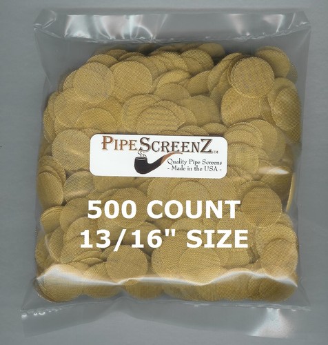 1000 Count 1-Inch Brass Pipe Screens – High Quality 60 Mesh, Made In USA