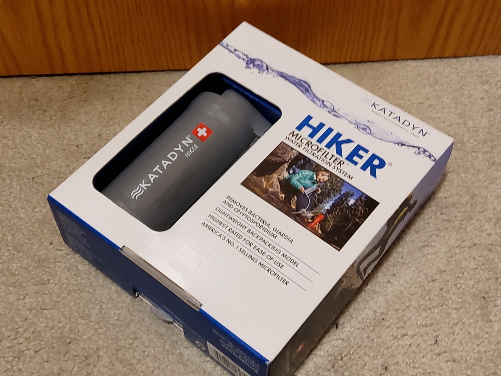 Katadyn Hiker Pump Carbon Microfilter Water Filter Purifier Model 8018270