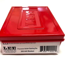 Lee 92222 300 AAC Blackout Micrometer Bullet Seating Die with 4 Die Case