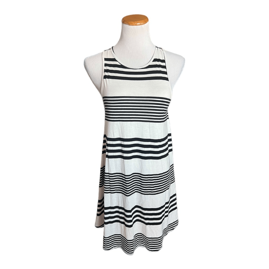 Womens Promesa Striped Jersey Knit Tank Sleeveless Dress Sz M eBay
