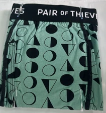 Pair of Thieves Men's Super Fit Boxer shorts -size xL/soft moss/1 Pack SEALED