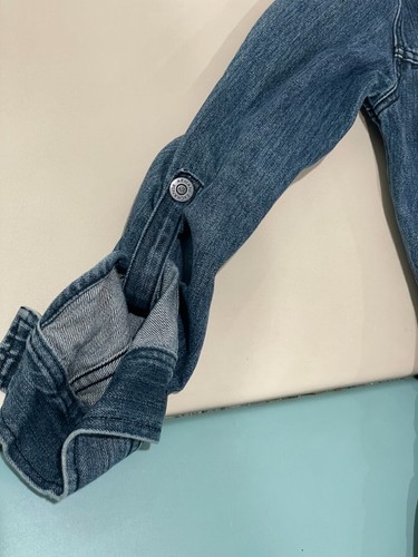 Tuta da jogging vintage anni 80 Armani Exchange A/X donna denim taglia PO - Foto 3 di 17