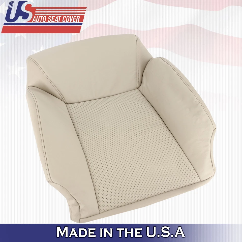 Juego de tapas e inferiores delanteros de cuero para Lexus LX570 2008 a 2011 con cubiertas perfectas tostadas Foto 3 de 4