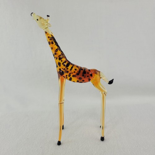 Vintage Murano Giraffe mundgeblasene Glas Figur Original Etikett Made in Italy - Bild 9 von 19