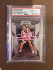 tyler herro rookie Auto Signed Psa 10