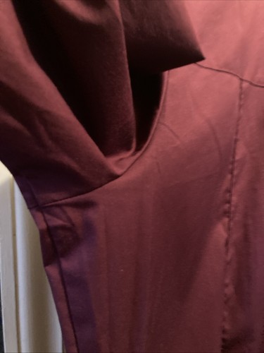 Landau ProFlex WOMENS Full ZIP WINE Scrub Jacket LJ701 SZ XL NWOT - Picture 12 of 15