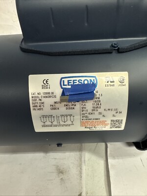 Leeson General Purpose Motor 120990.00 2HP, 2850rpm