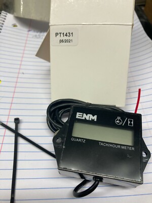 ENM 2 cycle Tach/Hour Meter no buttons new in box