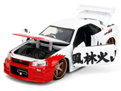 ⭐️お買い得‼️ ミニカー日産　GTーR 1/24 Jada ミニカー 日本車 1/24 日産 スカイライン GTR ダイキャスト