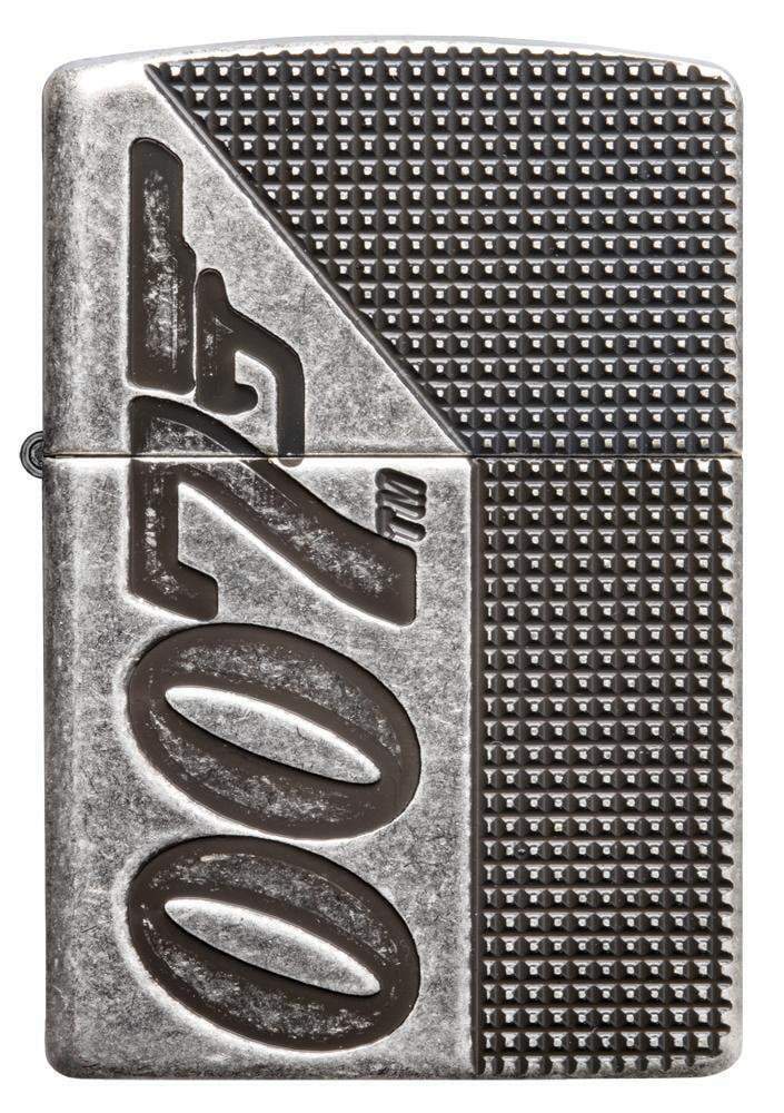 食品・日用品 半額ストア Bond James Windproof Armor Zippo 007 Lighter Carved Deep その他