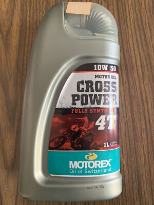Motorex Cross Power 4T 10W50 Oil= 1 Liter (33.8 oz) 10W-50