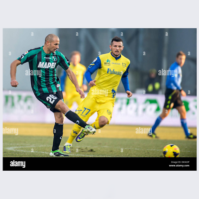 AC Chievo Verona Alessio Sestu Givova Italy Soccer Jersey - Yellow
