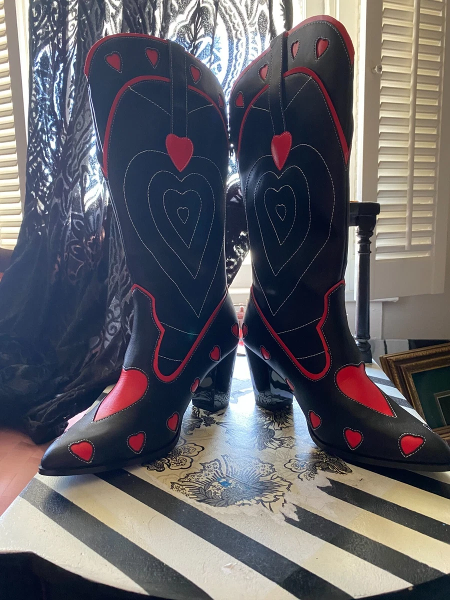 Cute black sale cowgirl boots