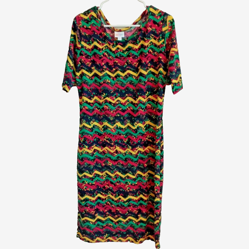 LulaRoe Julia Shirt Dress Pullover Knee Length Size XL NWT