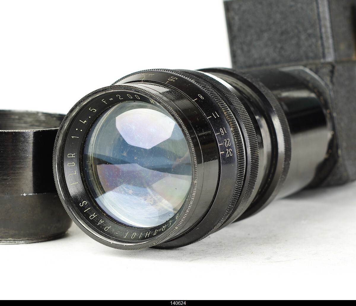 LENS OBJECTIF SOM BERTHIOT PARIS FLOR A 1:4.5 F = 105 à nettoyer( to