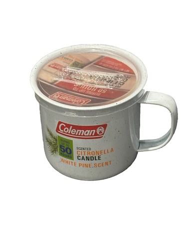 Coleman Scented Citronella Candle White Pine Scent Burns Up Of 50H. - Picture 3 of 6