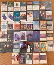 45 Cassette Tapes Contemporary Artists, Classical, Soundtracks 60's, 70's, 80's